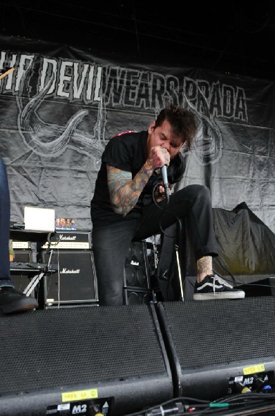 Devil Wears Prada at Mayhem Festival 2012 Gexa Energy Pavilion Dallas Texas