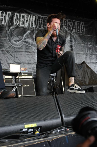 Devil Wears Prada at Mayhem Festival 2012 Gexa Energy Pavilion Dallas Texas