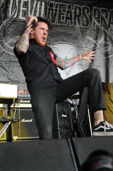 Devil Wears Prada at Mayhem Festival 2012 Gexa Energy Pavilion Dallas Texas