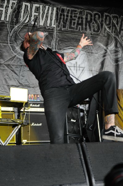 Devil Wears Prada at Mayhem Festival 2012 Gexa Energy Pavilion Dallas Texas