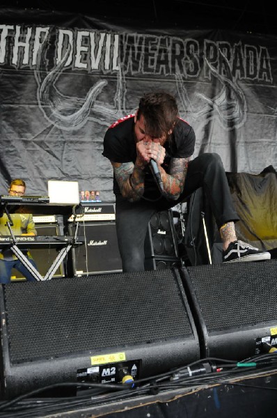 Devil Wears Prada at Mayhem Festival 2012 Gexa Energy Pavilion Dallas Texas