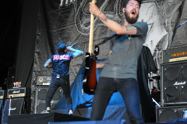 Devil Wears Prada at Mayhem Festival 2012 Gexa Energy Pavilion Dallas Texas