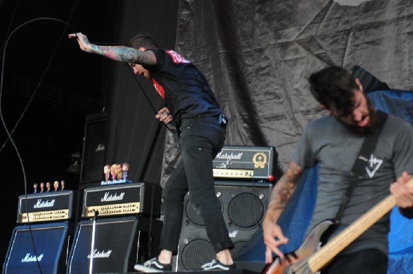 Devil Wears Prada at Mayhem Festival 2012 Gexa Energy Pavilion Dallas Texas