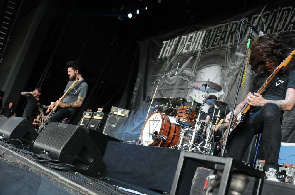 Devil Wears Prada at Mayhem Festival 2012 Gexa Energy Pavilion Dallas Texas