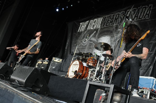 Devil Wears Prada at Mayhem Festival 2012 Gexa Energy Pavilion Dallas Texas