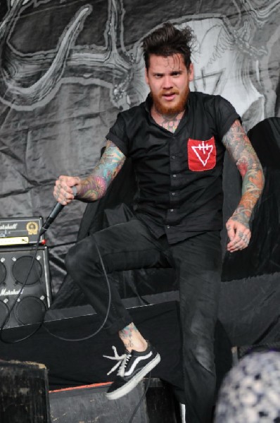 Devil Wears Prada at Mayhem Festival 2012 Gexa Energy Pavilion Dallas Texas