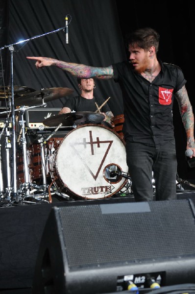 Devil Wears Prada at Mayhem Festival 2012 Gexa Energy Pavilion Dallas Texas