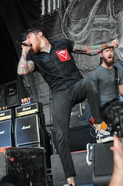 Devil Wears Prada at Mayhem Festival 2012 Gexa Energy Pavilion Dallas Texas