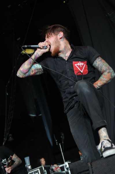 Devil Wears Prada at Mayhem Festival 2012 Gexa Energy Pavilion Dallas Texas