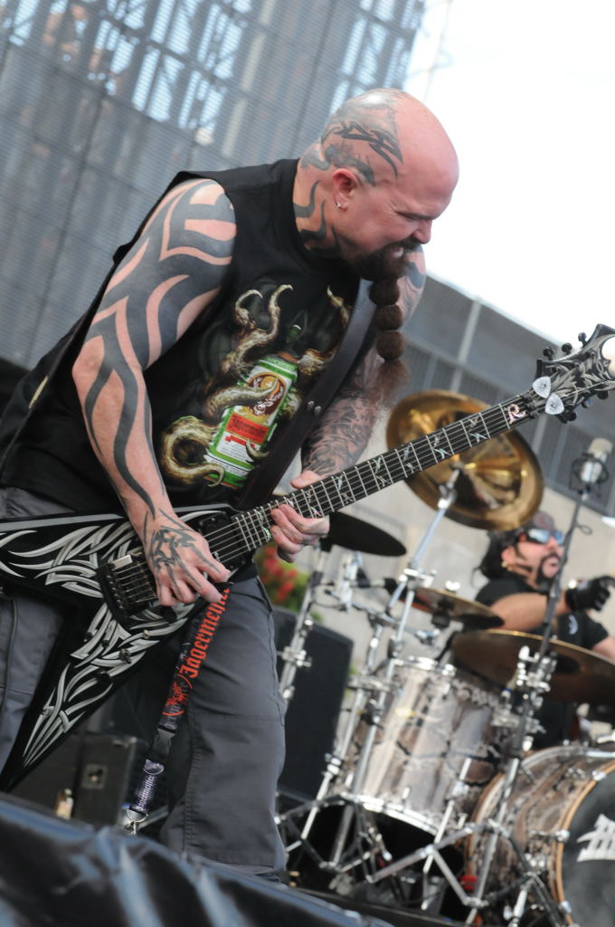 Kerry King and Vinnie Paul Abbott at Ozz Fest 2008 