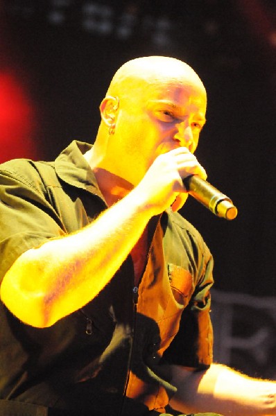 Disturbed at the Mayhem Festival Verizon Wireless Amphitheater