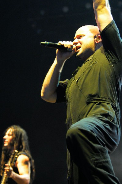 Disturbed at the Mayhem Festival Verizon Wireless Amphitheater