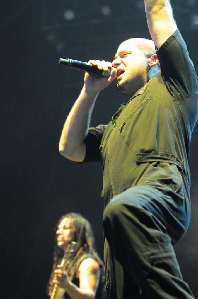 Disturbed at the Mayhem Festival Verizon Wireless Amphitheater