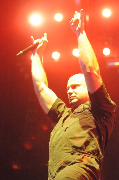 Disturbed at the Mayhem Festival Verizon Wireless Amphitheater