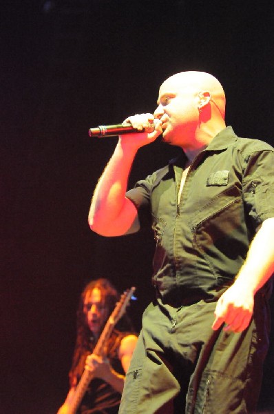 Disturbed at the Mayhem Festival Verizon Wireless Amphitheater