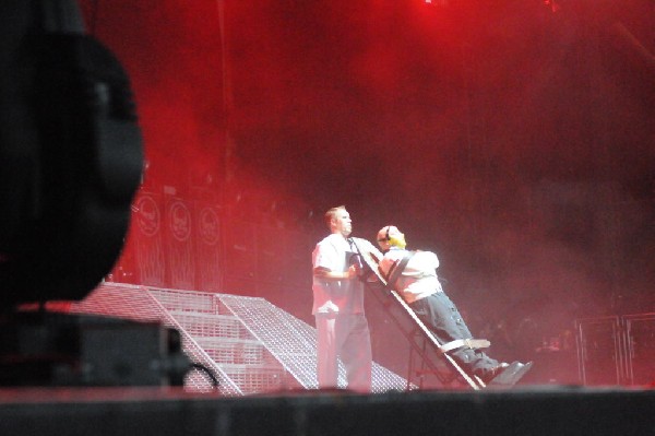 Disturbed at the Mayhem Festival Verizon Wireless Amphitheater