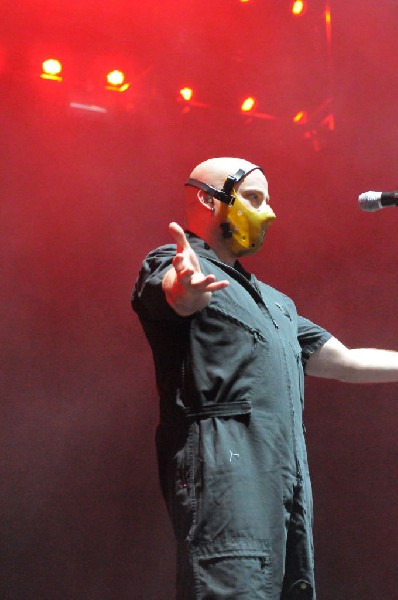 Disturbed at the Mayhem Festival Verizon Wireless Amphitheater