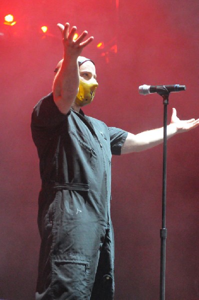 Disturbed at the Mayhem Festival Verizon Wireless Amphitheater