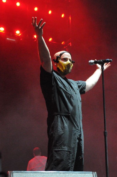 Disturbed at the Mayhem Festival Verizon Wireless Amphitheater