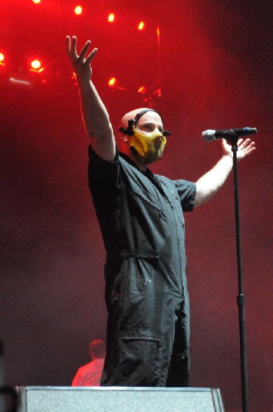 Disturbed at the Mayhem Festival Verizon Wireless Amphitheater