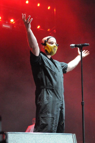 Disturbed at the Mayhem Festival Verizon Wireless Amphitheater