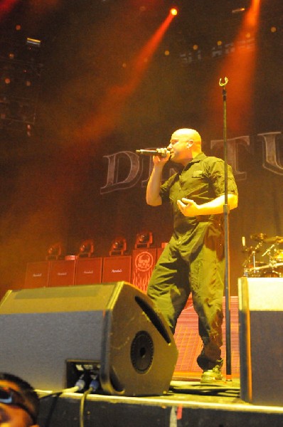 Disturbed at the Mayhem Festival Verizon Wireless Amphitheater