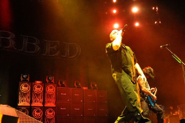 Disturbed at the Mayhem Festival Verizon Wireless Amphitheater