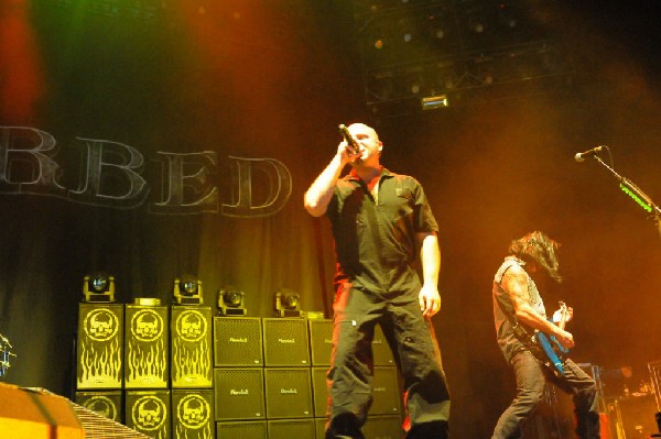 Disturbed at the Mayhem Festival Verizon Wireless Amphitheater