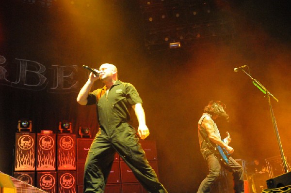 Disturbed at the Mayhem Festival Verizon Wireless Amphitheater