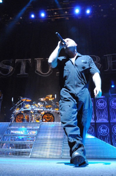 Disturbed at the Mayhem Festival Verizon Wireless Amphitheater