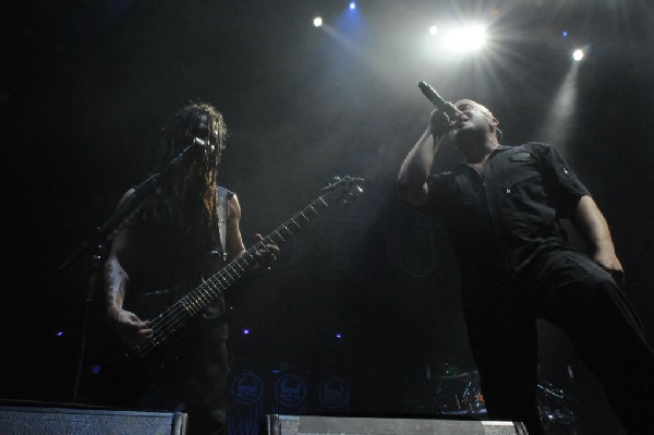 Disturbed at the Mayhem Festival Verizon Wireless Amphitheater