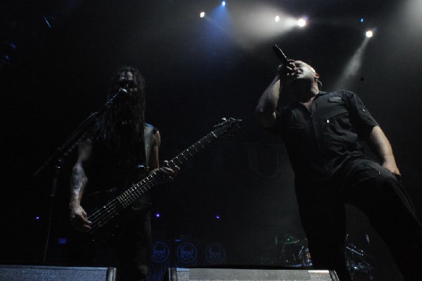 Disturbed at the Mayhem Festival Verizon Wireless Amphitheater