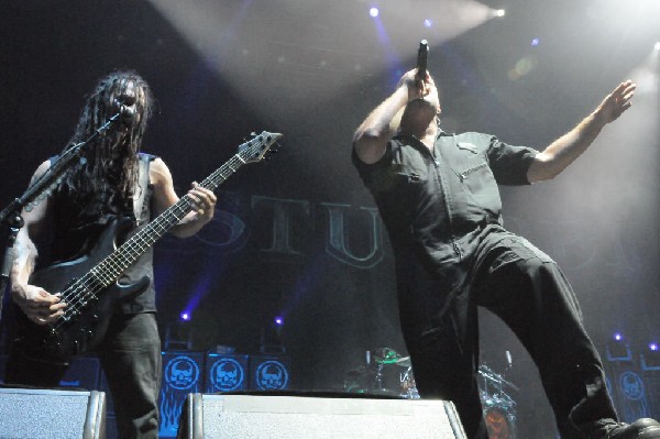 Disturbed at the Mayhem Festival Verizon Wireless Amphitheater