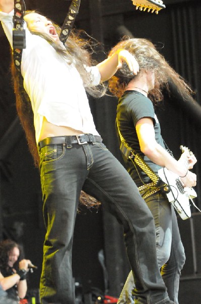 Dragonforce at the Mayhem Festival Verizon Wireless Amphitheater