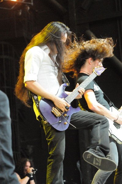 Dragonforce at the Mayhem Festival Verizon Wireless Amphitheater