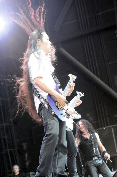 Dragonforce at the Mayhem Festival Verizon Wireless Amphitheater