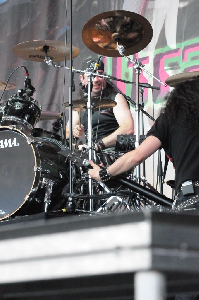 Dragonforce at the Mayhem Festival Verizon Wireless Amphitheater