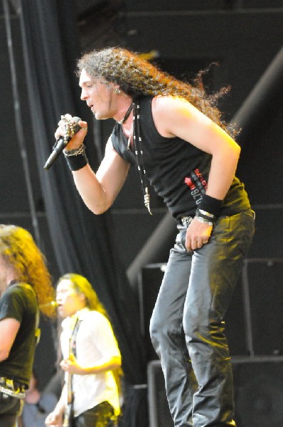 Dragonforce at the Mayhem Festival Verizon Wireless Amphitheater