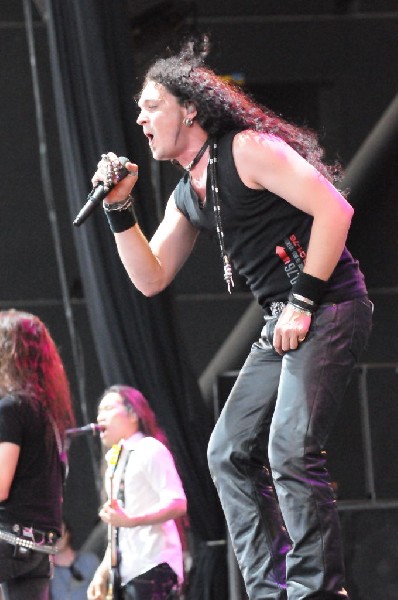 Dragonforce at the Mayhem Festival Verizon Wireless Amphitheater