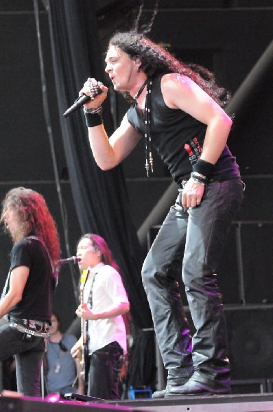 Dragonforce at the Mayhem Festival Verizon Wireless Amphitheater