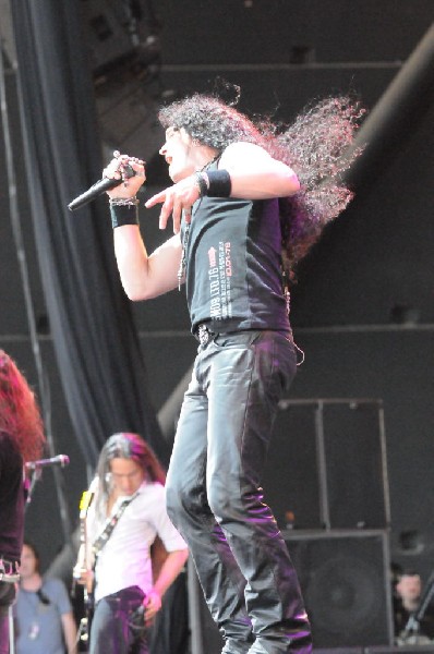 Dragonforce at the Mayhem Festival Verizon Wireless Amphitheater