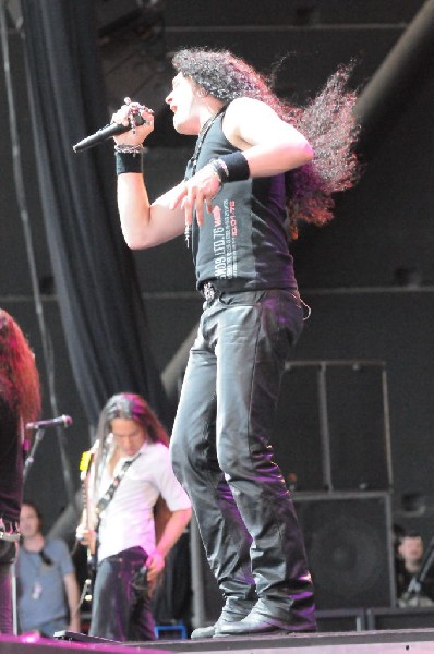 Dragonforce at the Mayhem Festival Verizon Wireless Amphitheater