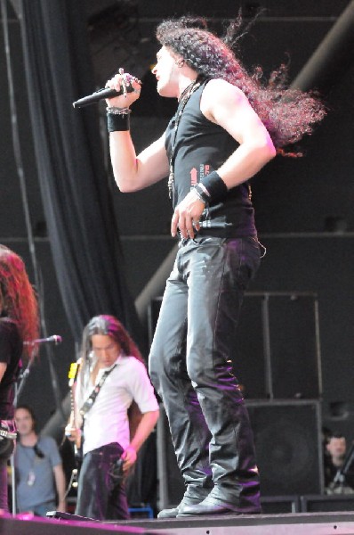 Dragonforce at the Mayhem Festival Verizon Wireless Amphitheater