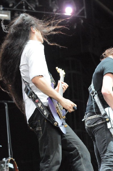 Dragonforce at the Mayhem Festival Verizon Wireless Amphitheater