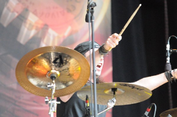 Dragonforce at the Mayhem Festival Verizon Wireless Amphitheater