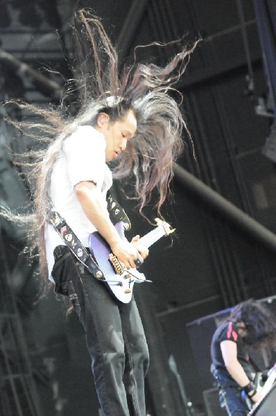 Dragonforce at the Mayhem Festival Verizon Wireless Amphitheater