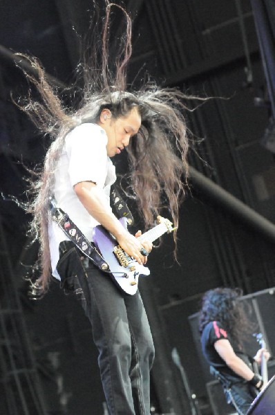 Dragonforce at the Mayhem Festival Verizon Wireless Amphitheater