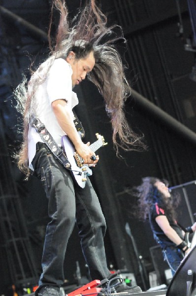 Dragonforce at the Mayhem Festival Verizon Wireless Amphitheater