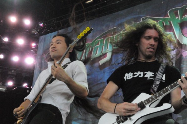 Dragonforce at the Mayhem Festival Verizon Wireless Amphitheater