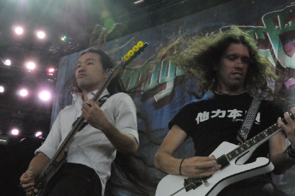 Dragonforce at the Mayhem Festival Verizon Wireless Amphitheater